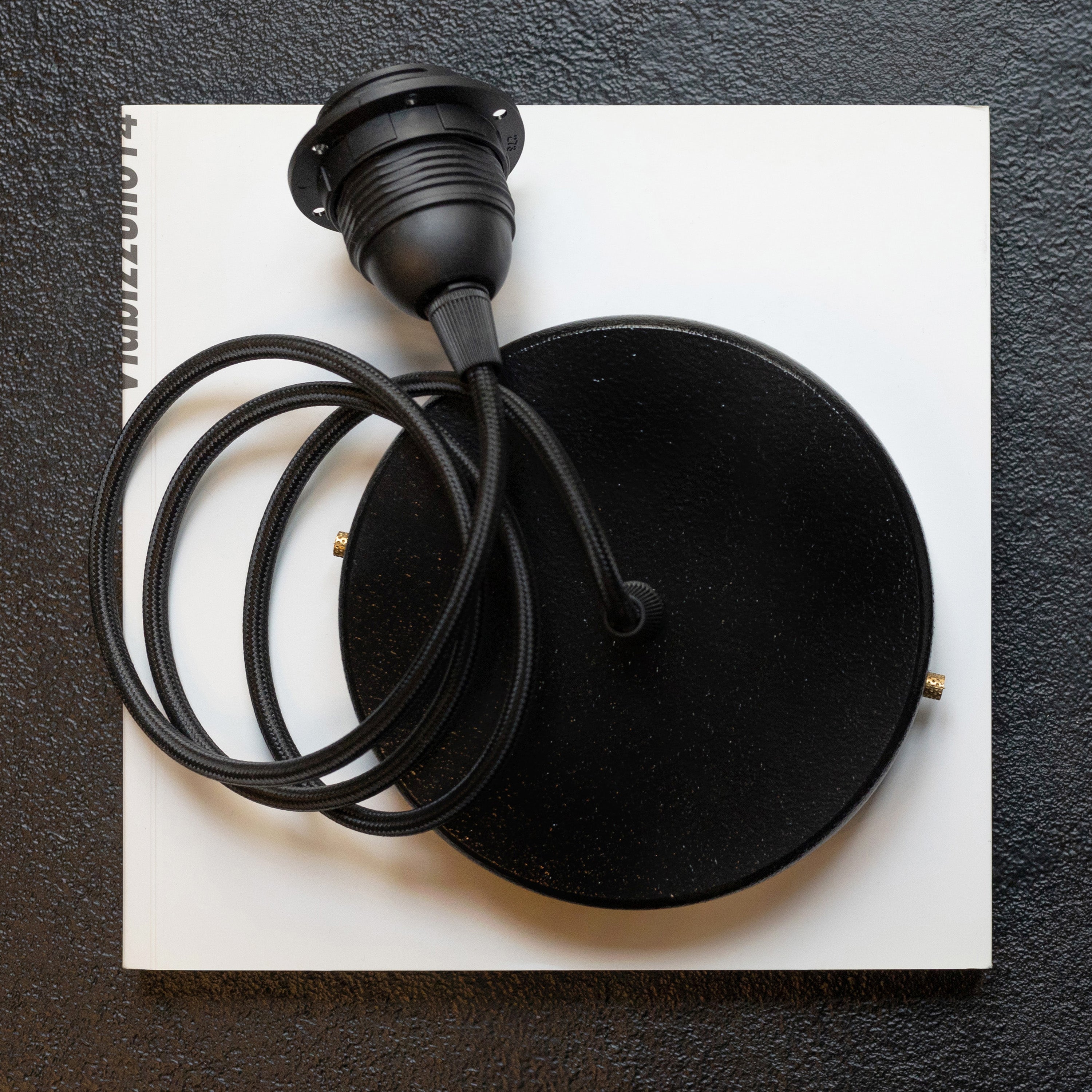 Black ceiling cup