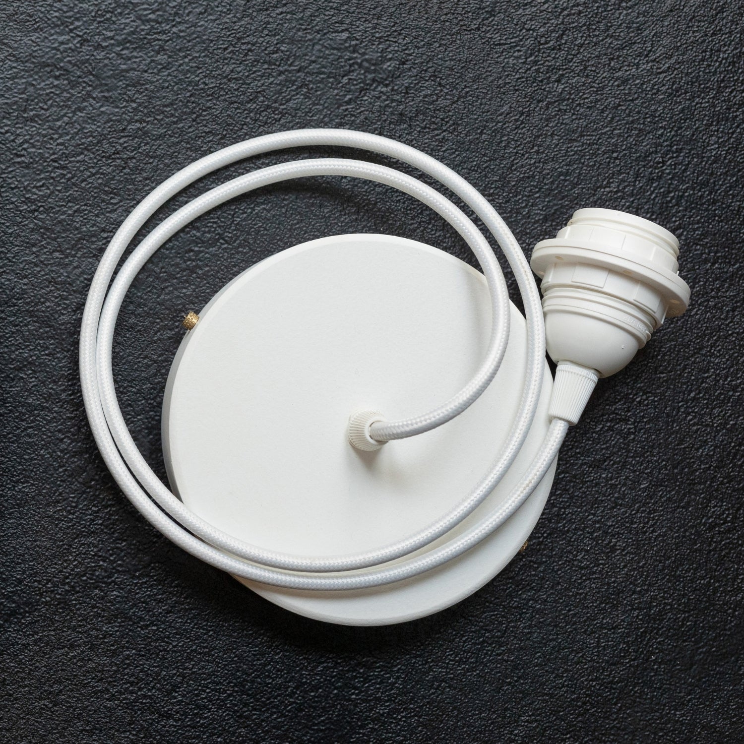 White ceiling cup