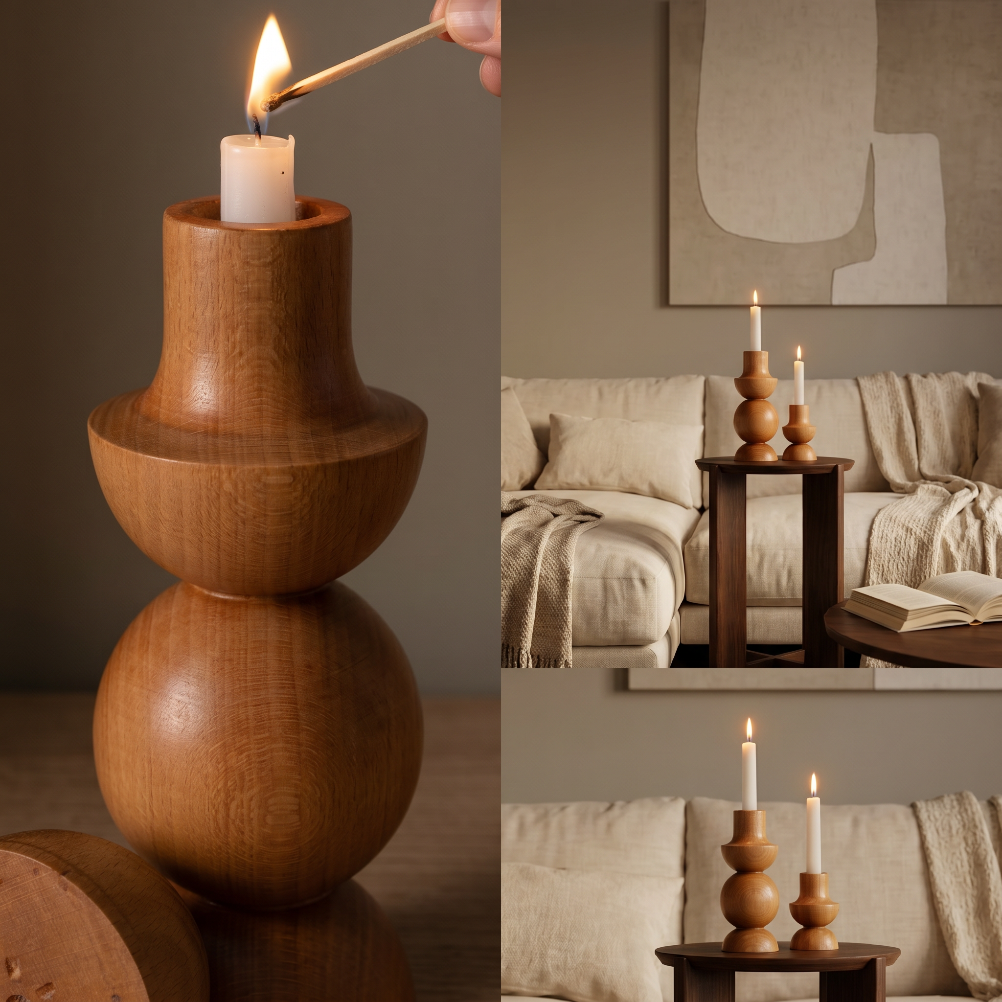 Avacas candle holder Set