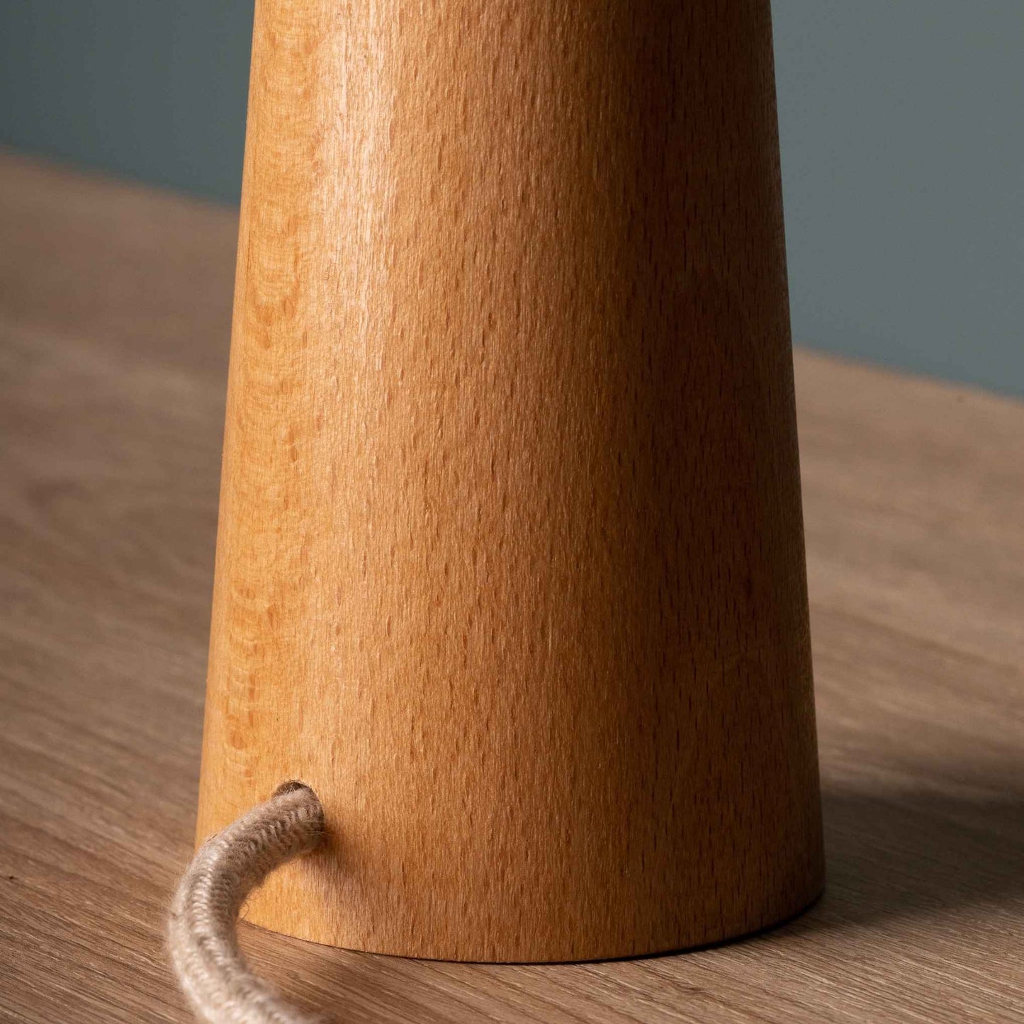 Frustum Cone Wood Table Lamp