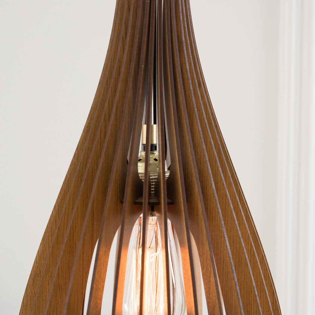 handmade wood pendant light balloon from dezaart details
